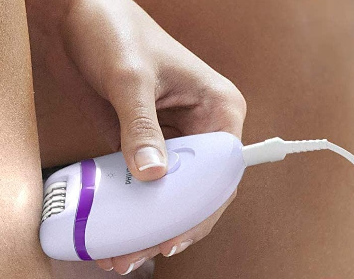 épilateur Philips Satinelle BRE275/00 sur peau