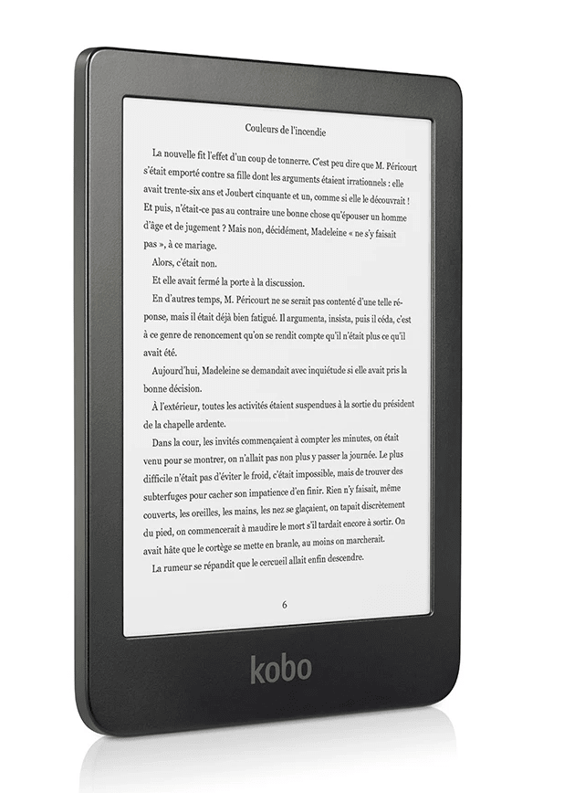 La liseuse pour livres numériques Kobo Clara HD
